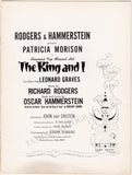 Graves, Leonard - Morison, Patricia - Signed Photos & "The King and I" Program