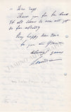 Massine, Leonide - Lot of 5 Signed Letters 1938