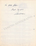 Massine, Leonide - Lot of 5 Signed Letters 1938