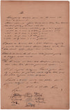 Janacek, Leos - Signed Document 1882