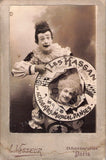 Les Hassan - Circus Acrobats and Dancers - Studio and Family Portrait Lot 1880s