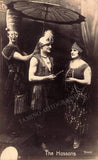 Les Hassan - Circus Acrobats and Dancers - Studio and Family Portrait Lot 1880s