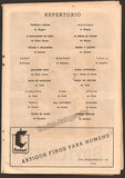 Alvary, Lorenzo - Renaux, Solange - Signed Season Booklet Teatro Municipal Rio de Janeiro 1946