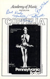 Kloss, David - Lucci, Michelle - Kivitt, Ted - Signed Program Philadelphia 1980