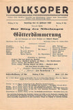 Vienna Volksoper - Lot of 41 Opera Program-Playbills 1918-1926
