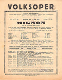Vienna Volksoper - Lot of 41 Opera Program-Playbills 1918-1926