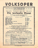 Vienna Volksoper - Lot of 41 Opera Program-Playbills 1918-1926