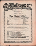 Vienna Volksoper - Lot of 41 Opera Program-Playbills 1918-1926