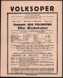 Vienna Volksoper - Lot of 41 Opera Program-Playbills 1918-1926