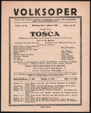 Vienna Volksoper - Lot of 41 Opera Program-Playbills 1918-1926