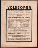 Vienna Volksoper - Lot of 41 Opera Program-Playbills 1918-1926