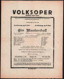 Vienna Volksoper - Lot of 41 Opera Program-Playbills 1918-1926