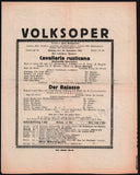 Vienna Volksoper - Lot of 41 Opera Program-Playbills 1918-1926