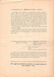 Violinist Program Lot - Bologna 1912-1919