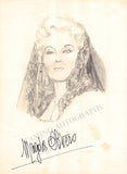 Opera Singers - Collection of 65 Signed Drawings