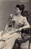 Sembrich, Marcella - Signed Album Page + Unsigned Postcard Photograph
