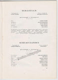 Wallmann, Margherita - Fonteyn, Margot - Pistoni, Mario - Signed Program