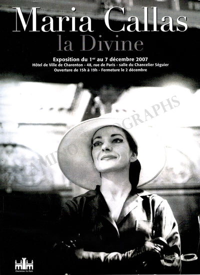 Callas, Maria - Exhibit "Maria Callas La Divine" 2007 Poster