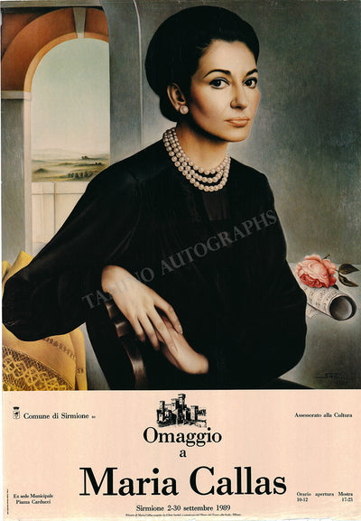 Callas, Maria - Exhibit Poster 1989