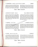 Callas, Maria - Concert Program Paris 1963