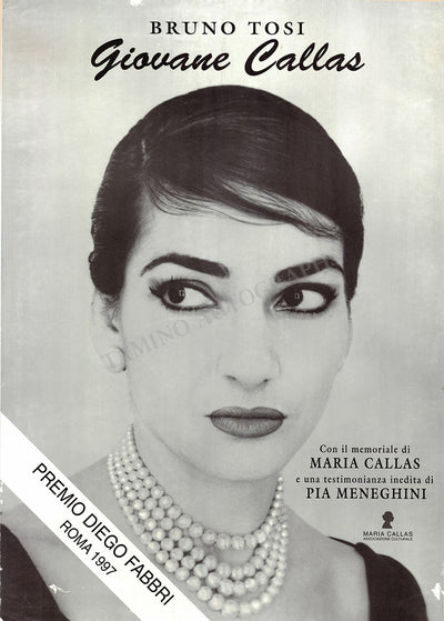 Callas, Maria - Book "Giovanne Callas" Advertisement Poster