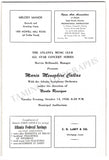 Callas, Maria - Concert Program Atlanta 1958