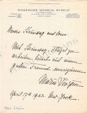 Opera Singers - Collection of 54 Autograph Letters to Steinway & Sons Pianos