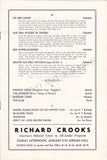 Anderson, Marian - Signed Page & Concert Program