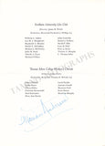 Anderson, Marian - Signed Page & Concert Program