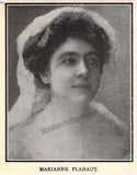 Flahaut, Marianne - Autograph Note Signed + Photo 1909