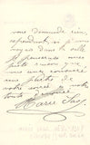 Sasse, Marie - Autograph Letter Signed + Vintage Print