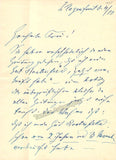 Geistinger, Marie - Autograph Letter Signed 1895