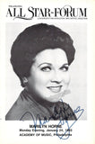 Horne, Marilyn - Signed Program Philadelphia 1983