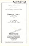 Horne, Marilyn - Signed Program 1970