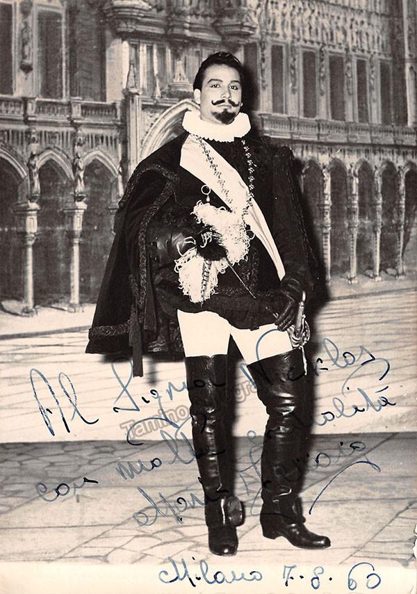 Mario Ferrara Signed Photo Tamino