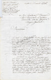 Dumas, Guillaume-Mathieu - Autograph Letter Signed & 2 Documents Signed