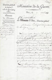 Dumas, Guillaume-Mathieu - Autograph Letter Signed & 2 Documents Signed