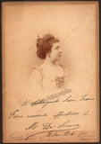 De Lerma, Mathilde - Signed Cabinet Photograph 1900