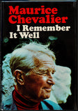 Chevalier, Maurice - Signed Book "I Remember it Well"