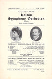 Singer Recitals at Carnegie Hall 1909-1925 - Lot of 10 Playbills
