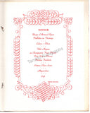 Met Opera - Old Building Farewell Gala Restaurant Menu 1966