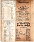 Opera Unsigned Program Clips - Set of 48 Pages