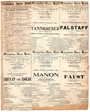 Opera Unsigned Program Clips - Set of 48 Pages