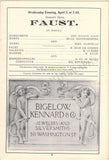 Opera Performances - Met Opera in Boston Program 1899