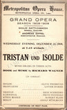 Metropolitan Opera - Program Clip Collection Book 1908-1909