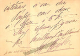 Heglon, Meyriane - Autograph Note Signed