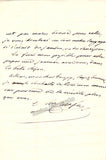 Carafa, Michele - Autograph Letter Signed 1844