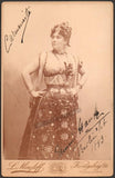 Hauk, Minnie - Signed Cabinet Photo as Carmen 1893