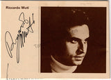 Eschenbach, Christoph - Muti, Riccardo - Double Signed Program London 1976