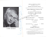 Milstein, Nathan - Golschmann, Vladimir - Double Signed Program London 1955